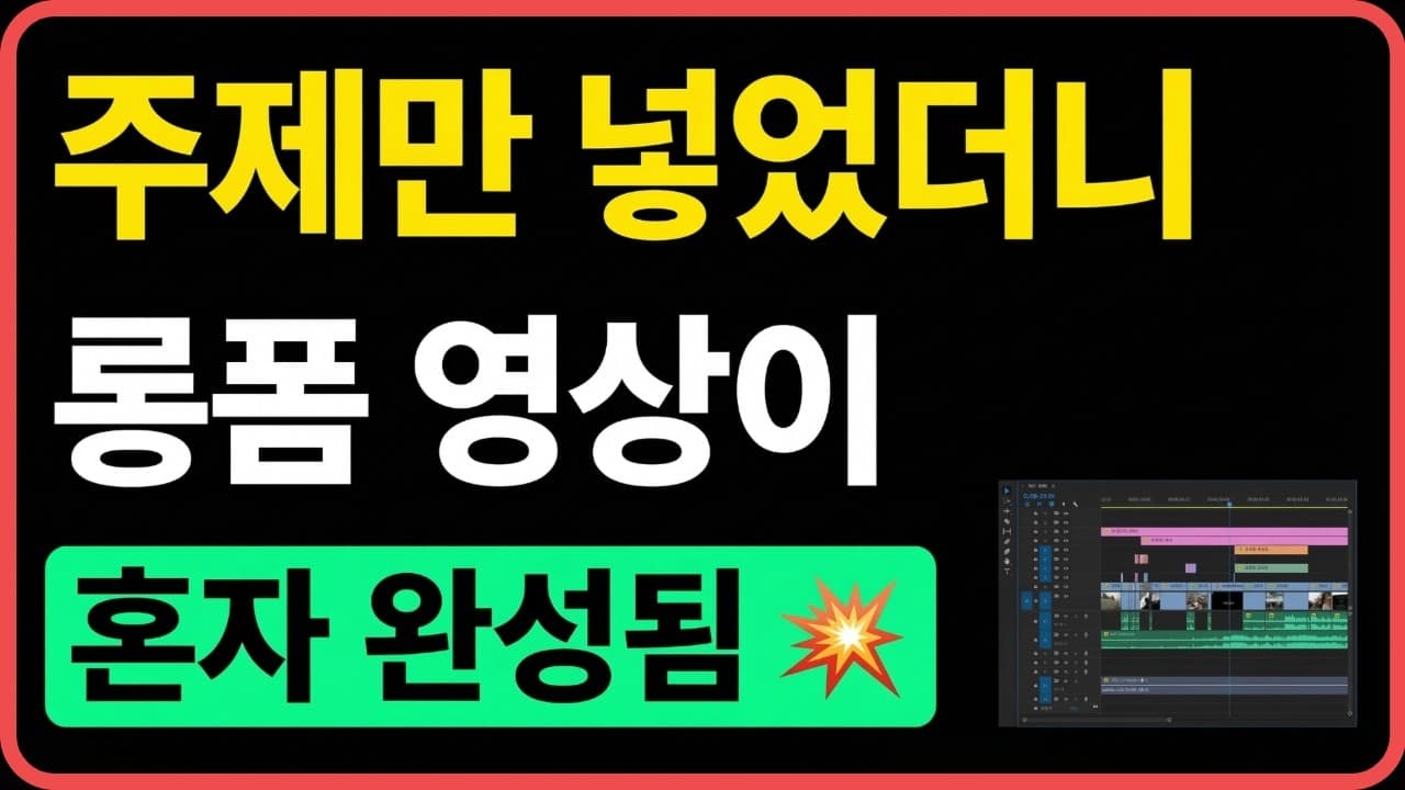 라핀이 알려주는 위스크 종료 후 무료 AI 롱폼 영상 제작법 4단계