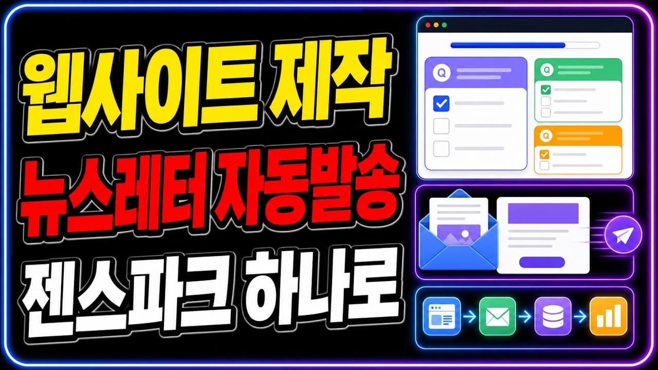 라핀이 알려주는 젠스파크로 웹사이트·이메일 자동화하기